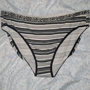 Victoria's Secret Striped High Leg Brief